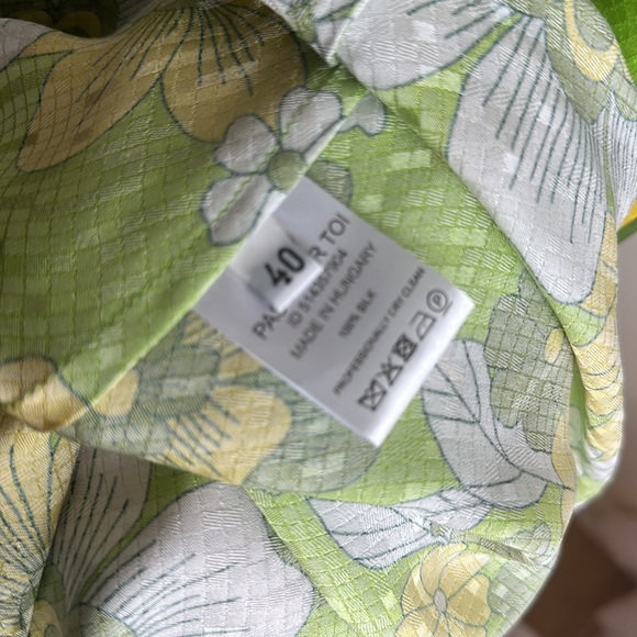 dodo bar or 100% silk floral maxi low back slip dress - Picture 7 of 7